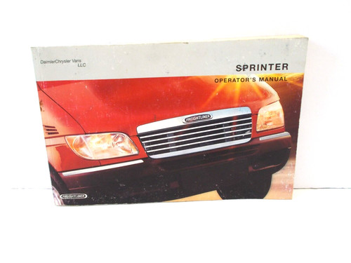 Vtg 2001 sprinter operators - vtg,